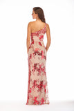 Women's Evening Gown Sexy One-Shoulder Backless Slit Sequins Dress Nightclub Dress