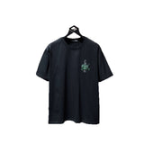 Ch hip-hop t shirts ch short-sleeved graffiti sanskrit washed and worn horseshoe embroidery loose casual pure cotton american heavy weight