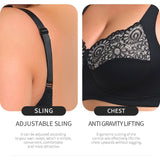 Full figure bra without wire lace