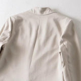 Women Suits Autumn Loose Mid-Length Simple Suit Jacket Cardigan