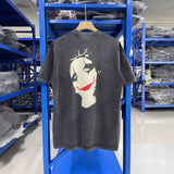 saint m t shirts s.m. butterfly ghost face graphic crew neck short sleeve t-shirt