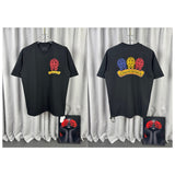 Ch hip-hop t shirts summerch horse hoof print sanskrit printing short-sleeved t-shirt american style