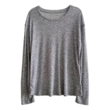 Women T Shirt Long Sleeve Sun Protection T-shirt Summer Loose Thin round Neck Pullover Blouse