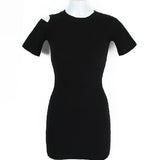 Women Dresses Summer Sexy Hip Skirt Knitted Dress