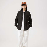 Unisex Jacket Autumn Vintage Stripe Shirt