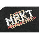 Gallery Dept T Shirts Loose Short Sleeve Wash plus Size T-shirt