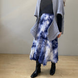 Women Knitted Skirt Autumn and Winter Knitting Umbrella Skirt