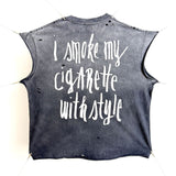 saint m t shirts s.m letter print limited edition pullover casual tank top
