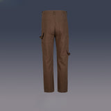 MIJKO Men Vintage Pants MIJKO High Street Zipper Pants Straight Pants Casual Pants