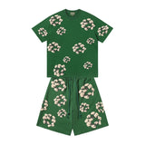 Denim Tears T shirt & Shorts 2 Piece Set