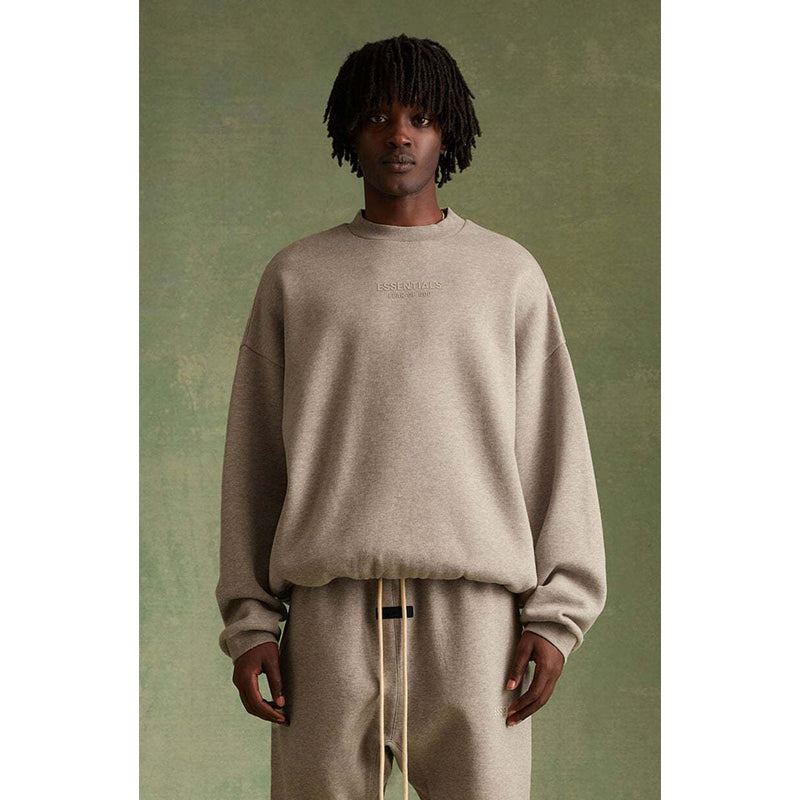 Fog Essentials Sweatshirt Unisex Loose Crew Neck Fleece Sweater