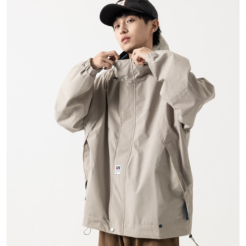 Unisex Jacket Zipper Pocket Hooded Hooded Jacket Men's Jacket Coat