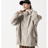 Unisex Jacket Zipper Pocket Hooded Hooded Jacket Men's Jacket Coat