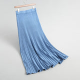Women Knitted Skirt Split Skirt