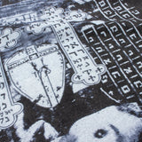 Hip-hop t shirts american high street temple cross messenger washed distressed retroloose short-sleeved t-shirt trendy tee