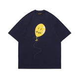 Drew house tshirt summer streetwear brand d@ew cartoon balloon graphic crew neck pullover casual short sleeve wholesale single piece