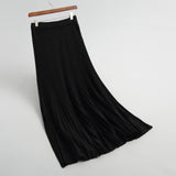 Women Knitted Skirt Split Skirt