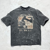 saint m t shirts s.m collaboration graphic crewneck t-shirt