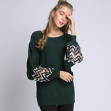 Women Knitwear Autumn and Winter Loose round Neck Sweater Top