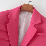 Women Suits Spring and Autumn Suit Sexy Long Sleeve Slim Fit Midriff-Baring Bandage Small Top