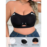 Full figure bra push-up seamless bubble wrapnon-slip