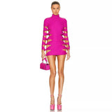 Women Dresses Bandage Dress Sexy Nightclub Dress (Ont0408)