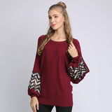 Women Knitwear Autumn and Winter Loose round Neck Sweater Top