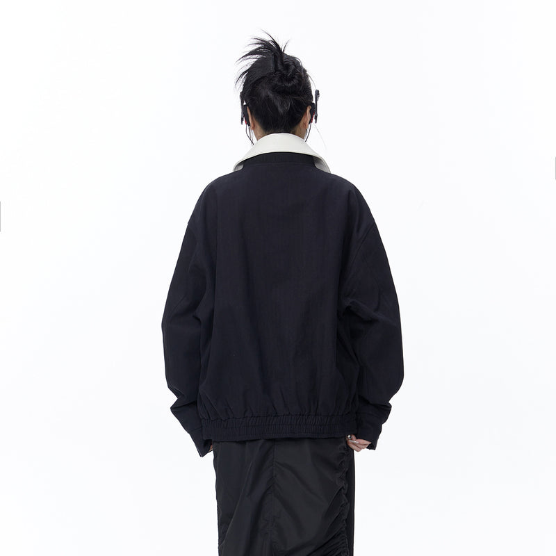Unisex Jacket Autumn Convertible Collar Jacket