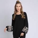 Women Knitwear Autumn and Winter Loose round Neck Sweater Top
