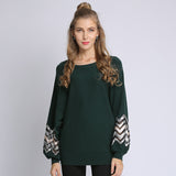 Women Knitwear Autumn and Winter Loose round Neck Sweater Top