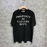 Gallery Dept T Shirt Retro Printed Loose Short-Sleeved Shirt