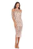 Women's Evening Gown Sexy off-Shoulder Nightclub Sequins Dress Summer