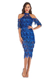 Women Evening Gown Summer Sexy off-the-Shoulder Nightclub Sequins Dress