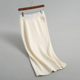 Women Knitted Skirt for Autumn and Winter