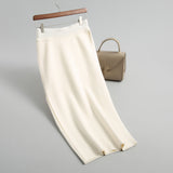 Women Knitted Skirt for Autumn and Winter