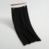 Women Knitted Skirt for Autumn and Winter