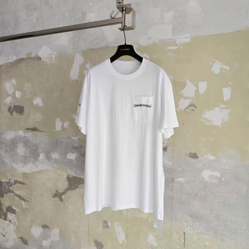 Ch hip-hop t shirts ssch crow colorful cross phantom short-sleeved american high street casualeasiest for matchcouple