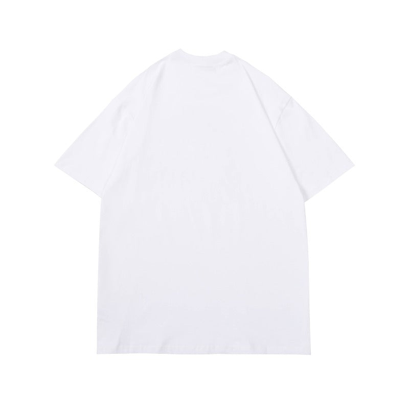 Drew house t shirt d@ew astronaut cartoon pattern round neck pullover short sleeves