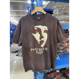 saint m t shirts s.m vintage portrait graphic crew neck short sleeve top