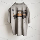 saint m t shirts s.m. land rover defender limited edition graphic crew neck short sleeve t-shirt