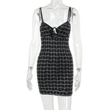 Women Dresses Sexy Slim Fit Skirt Sling Sheath Dress (Csm202403)