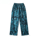 Women Sweatpants Panda Full Printed Men's Casual Pants Cartoon Couple Straight Wide Leg Pants