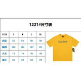 Drew house tshirt r d@ew rubber stripe letter graphic crew neck pullover short sleeve wholesale single piece