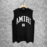 Amiri tank top spider projection printing