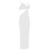 Women Dresses Bandage Dress Sling Waist-Baring Dress Evening Party (Ont0408)