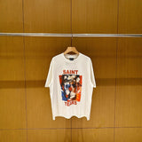 saint m t shirts s.m clown print crew neck pullover short sleeve top