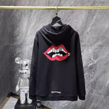 Chh Chrome Hearts Hoodie autumn and winter horseshoe red mouth print hooded sweater men