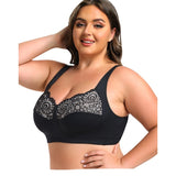 Full figure bra without wire lace