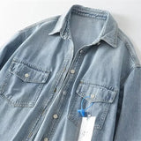 Women Jacket Loose Casual Denim Shirt Jacket