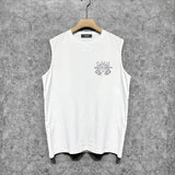 Amiri tank top splash ink large simple logo printing